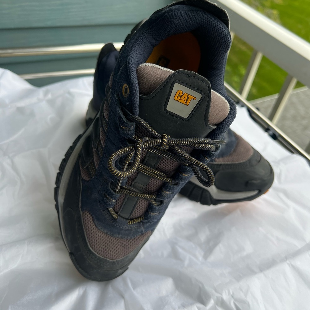 Caterpillar Men's Black and Brown Athletic Shoes